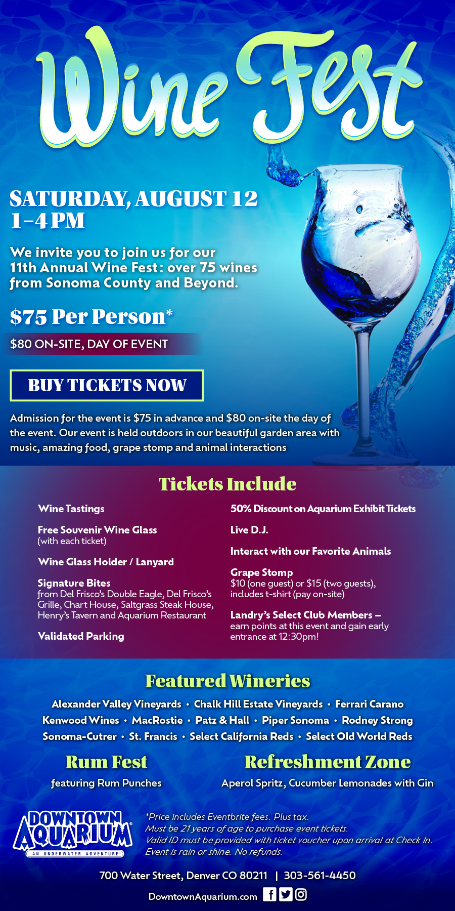 Downtown Aquarium Wine Fest